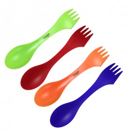 3 in 1 Plastic Spoon-Fork-Knife Flatware
