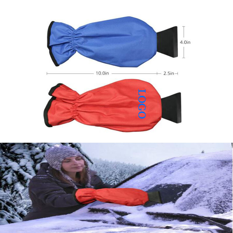 Car Ice Scraper With Glove